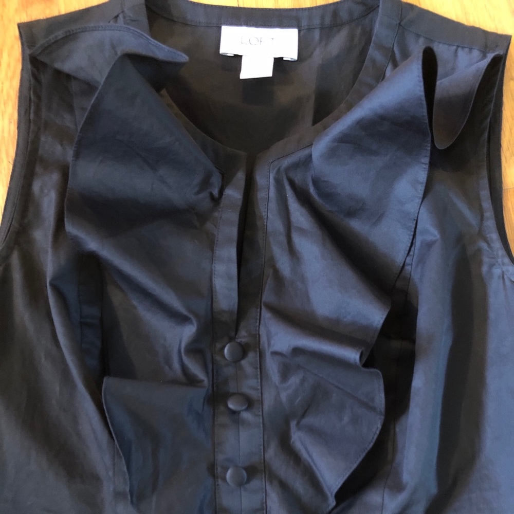 Loft black cocktail dress